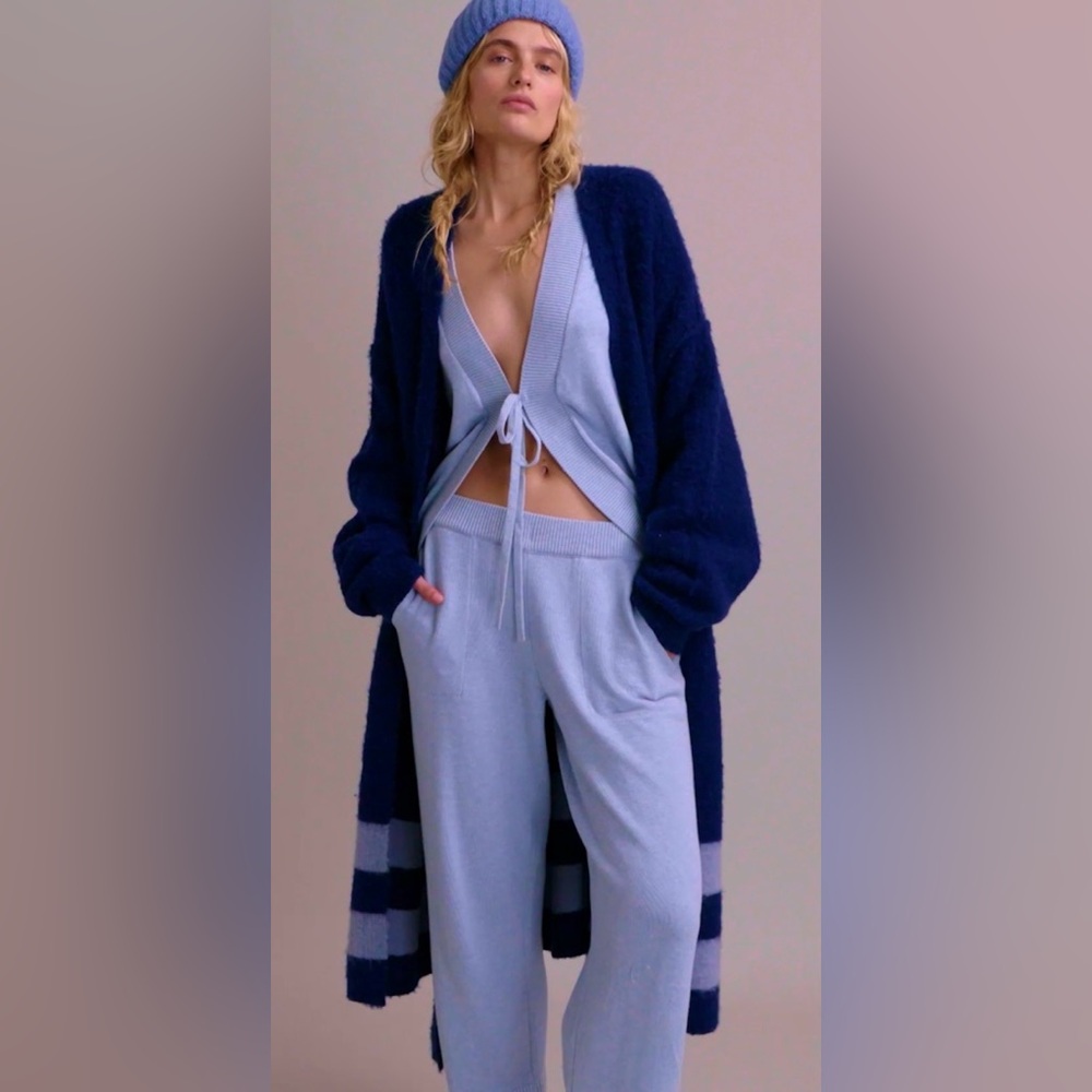 Free People By the Yard Cardigan in Midnight Combo!